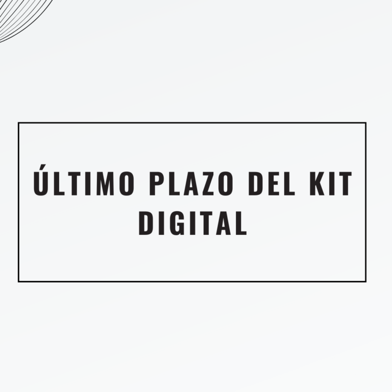 Último plazo del kit Digital Último plazo del kit Digital